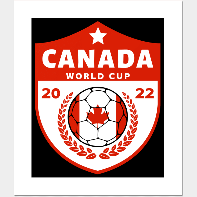 Canada World Cup Wall Art by footballomatic